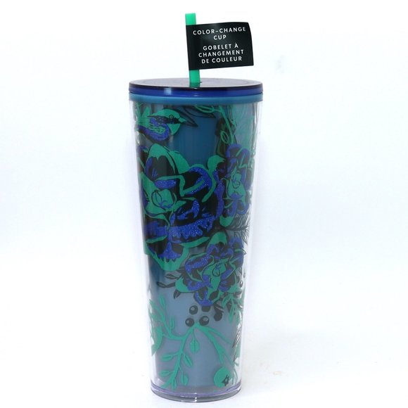 Starbucks Holiday 2022 Color Changing Blue Berry Corsage Venti Tumbler 2… - Picture 1 of 5
